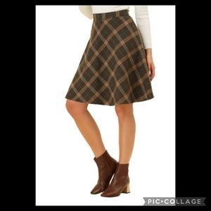 Brown and gold skirt